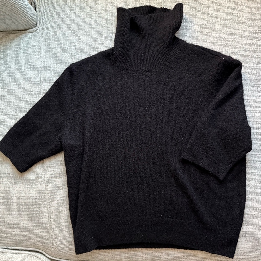 Black Turtleneck Sweater